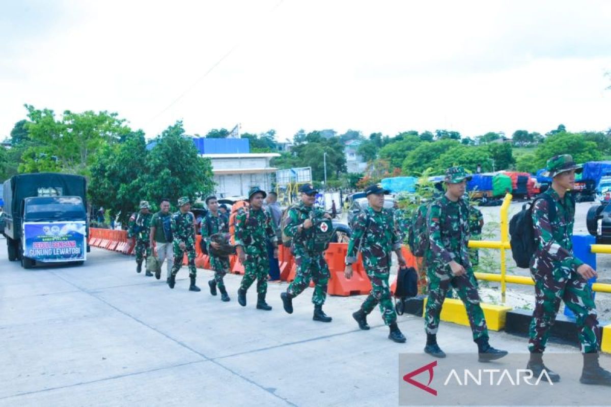 Korem Wira Sakti Kupang kirim tim bantu korban erupsi gunung api