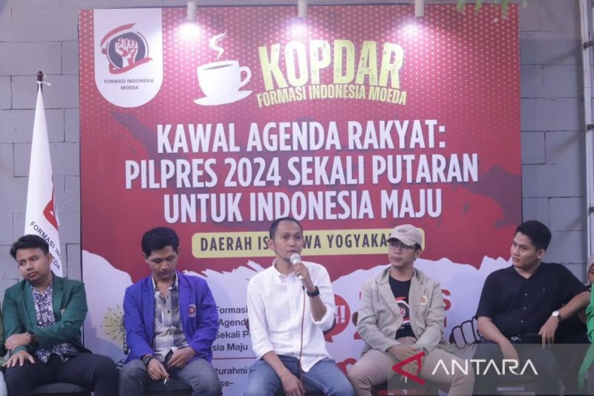 Formasi Indonesia Moeda serukan Pilpres 2024 sekali putaran