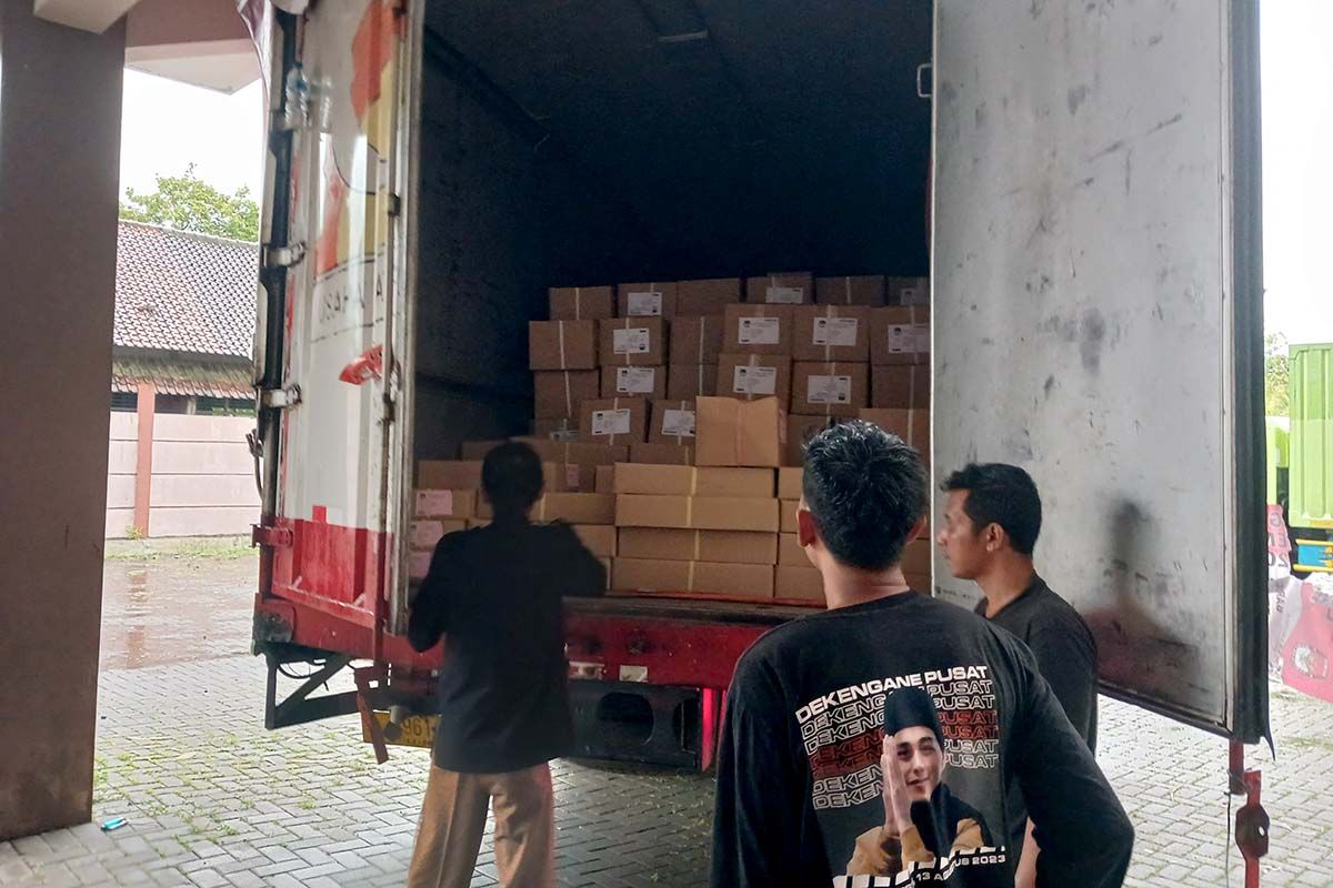 KPU  Banyumas kembali terima logistik Pemilu Serentak 2024