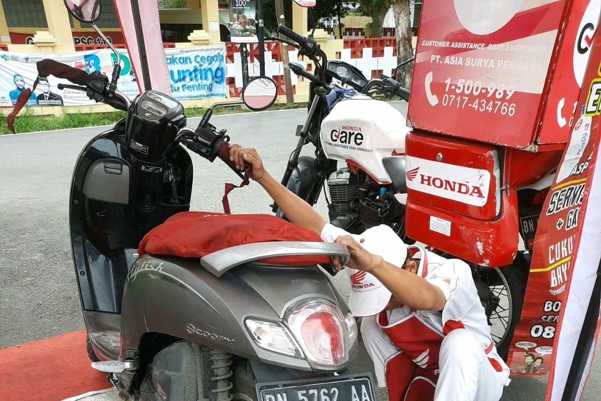 Service keliling Honda ASP Pangkalpinang cuma bayar Rp40 ribu