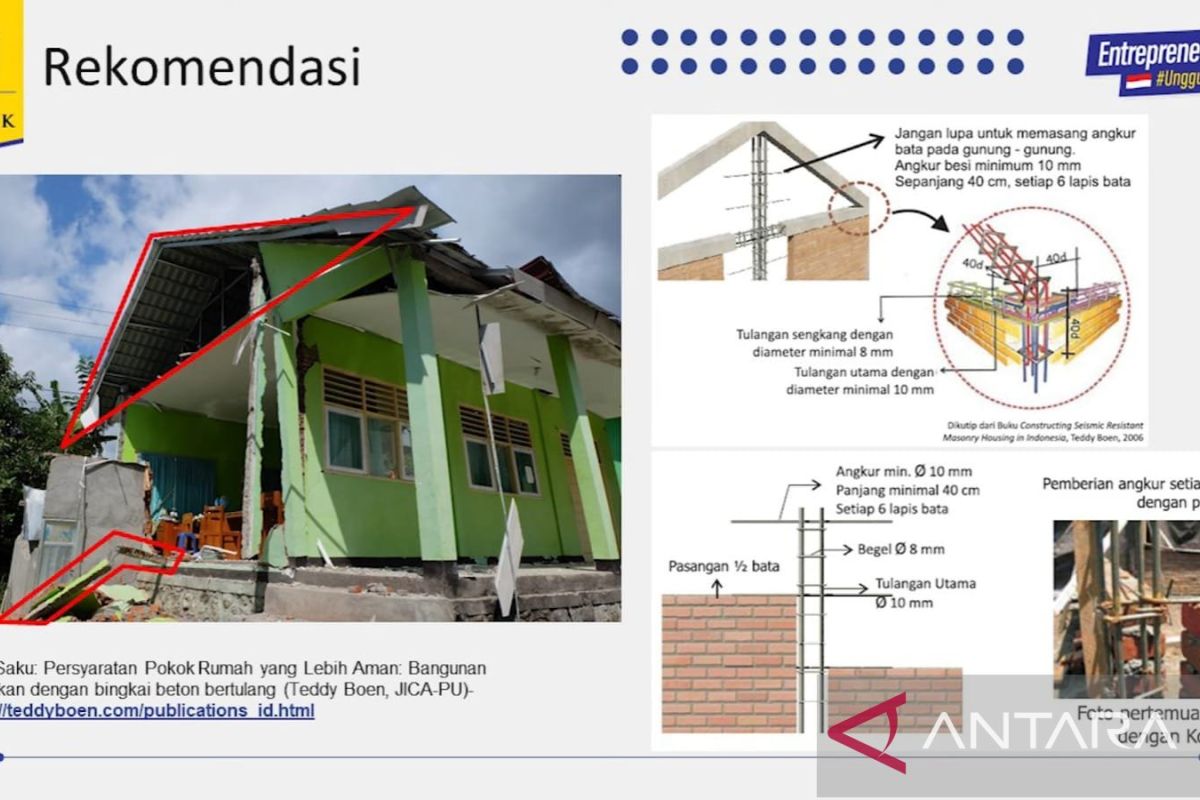 UI beri strategi efektif bangunan sederhana agar tahan gempa