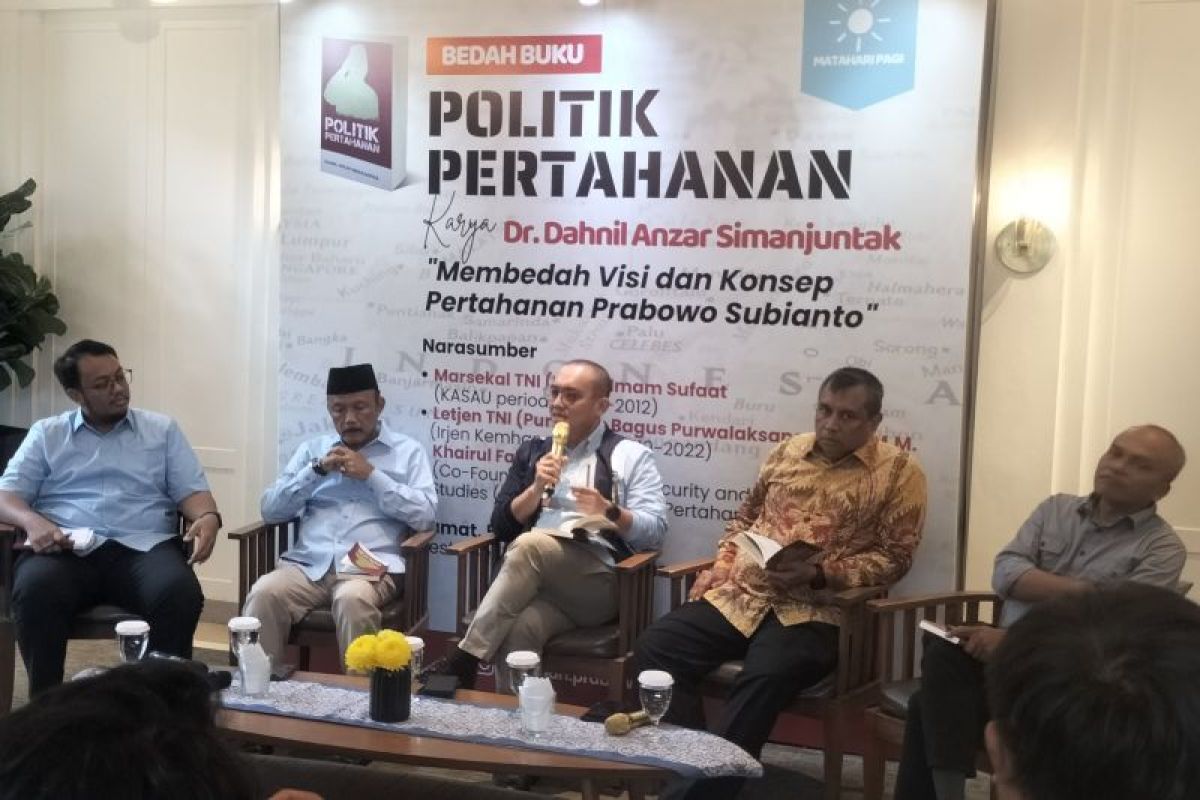 TKN: Buku "Politik Pertahanan" edukasi masyarakat soal visi Prabowo