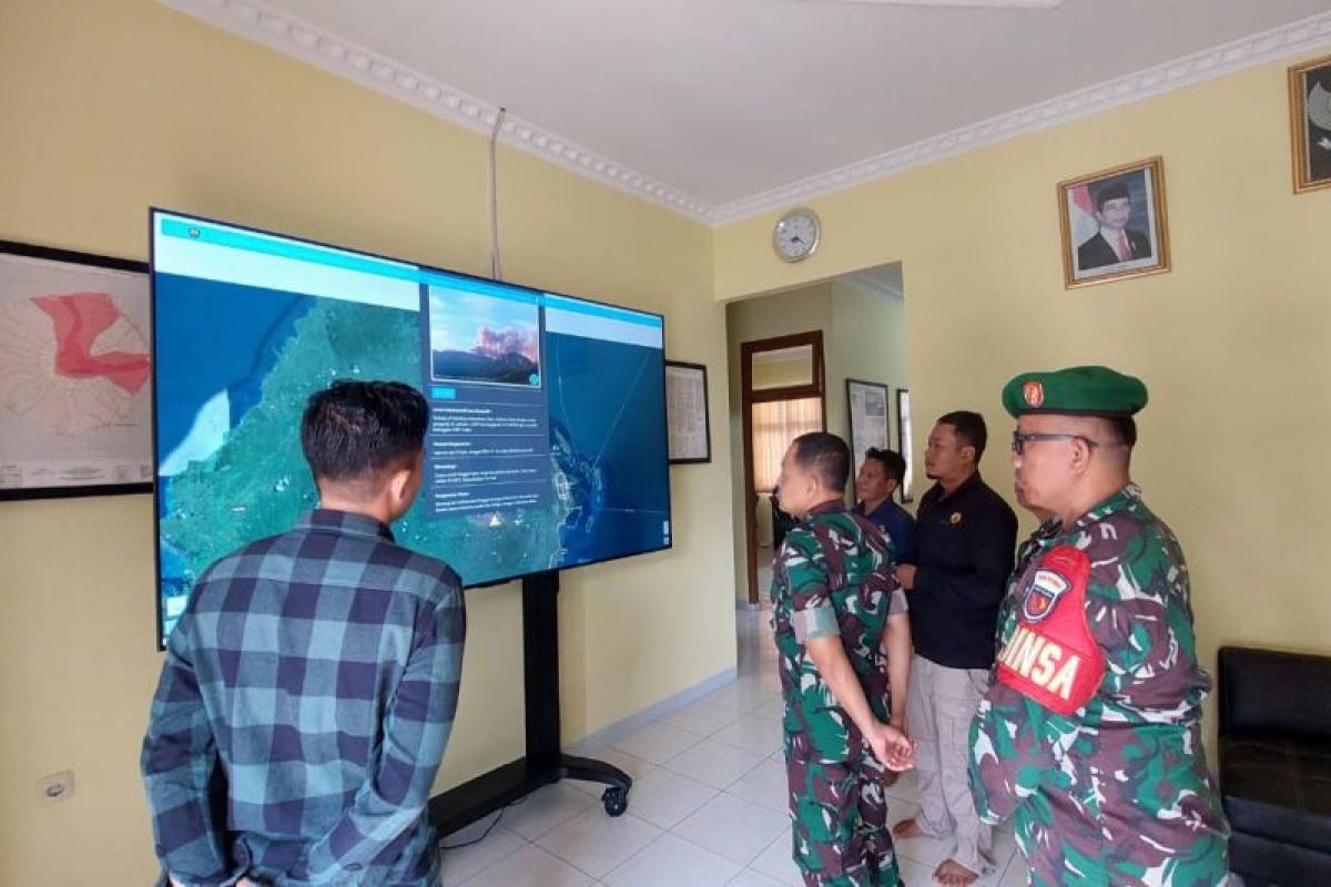Kodim Ternate monitor aktivitas di Pos Pengamatan Gunung Gamalama