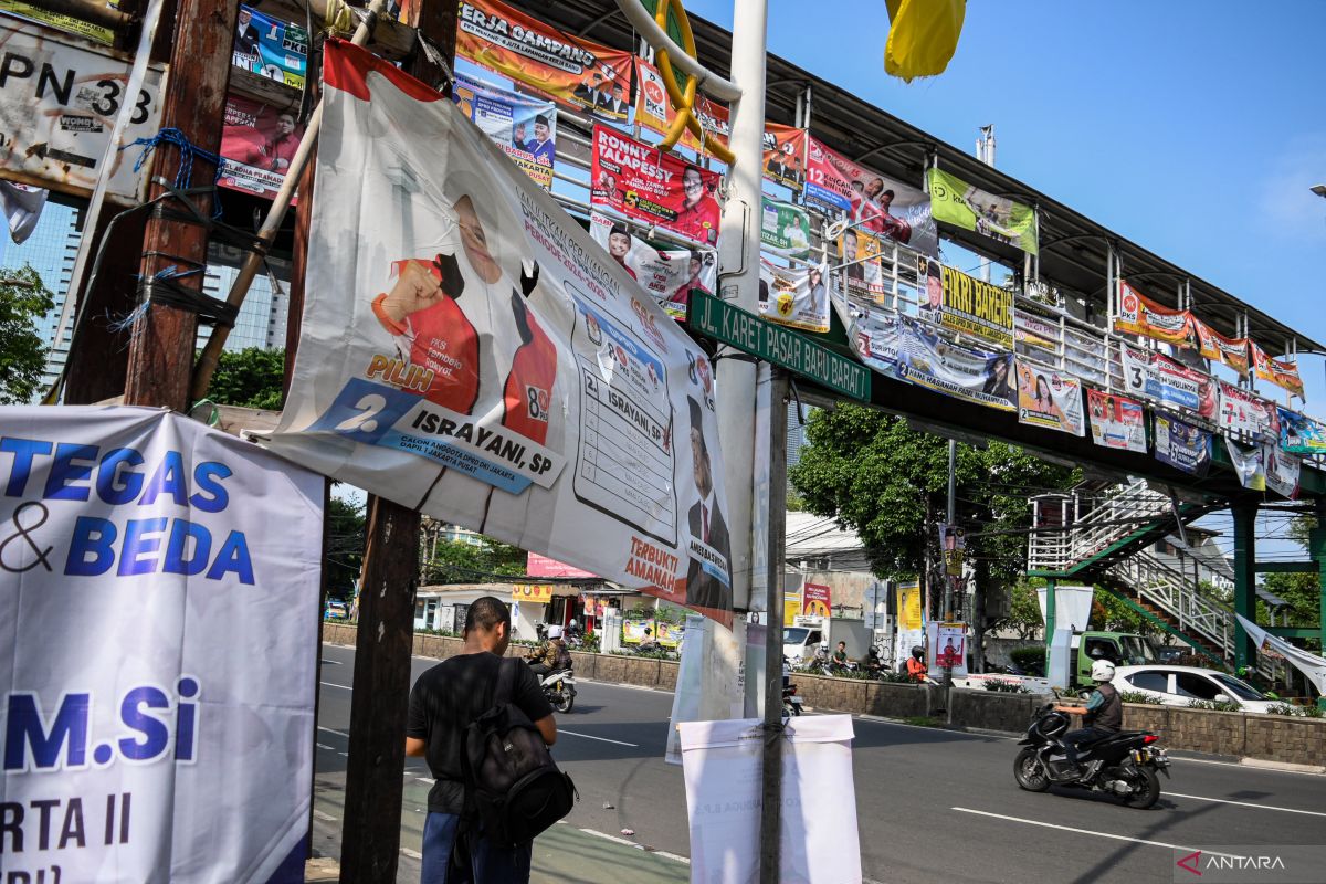 KPU DKI imbau tak pasang alat peraga kampanye di pepohonan