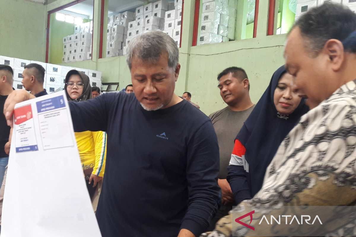 Bupati  Temanggung cek kesiapan logistik Pemilu 2024