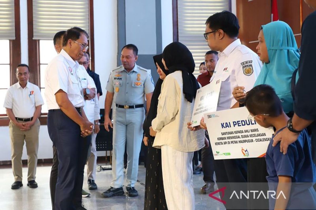 KAI tanggung biaya pendidikan anak korban kecelakaan KA Cicalengka