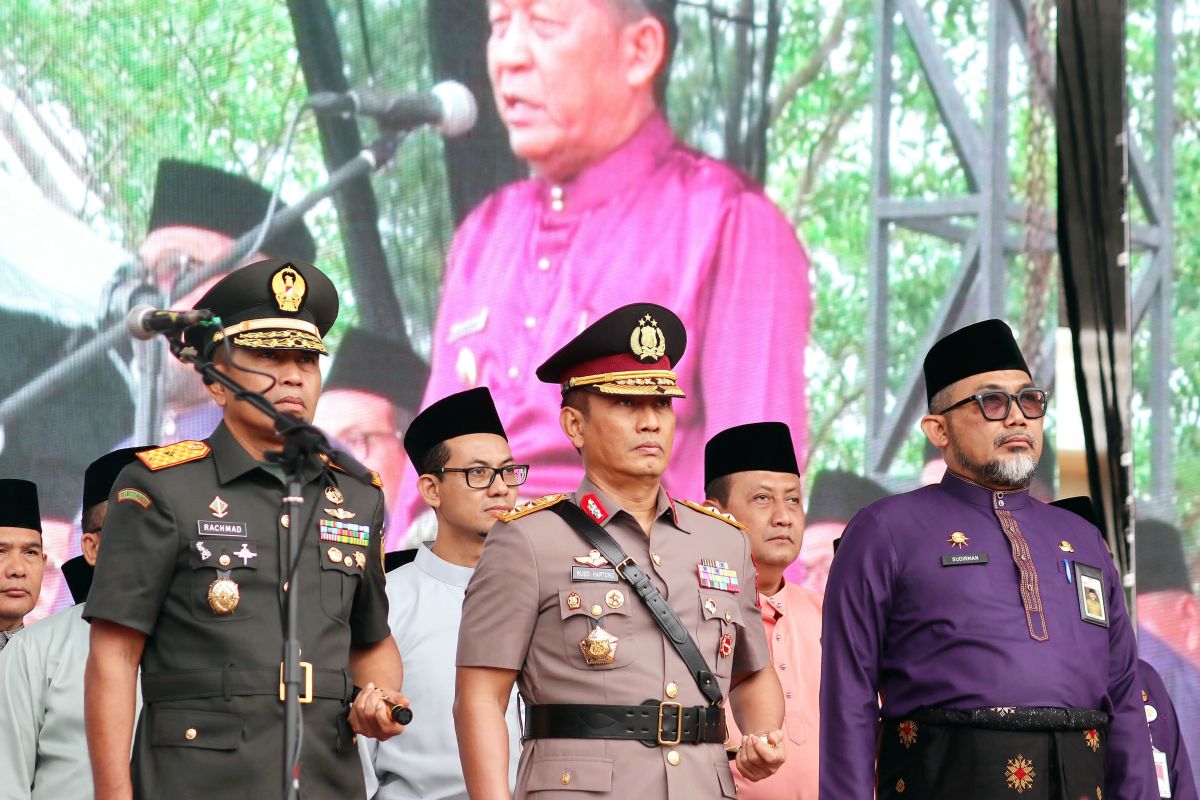 Kapolda Jambi hadiri upacara peringatan HUT ke-67 Provinsi Jambi