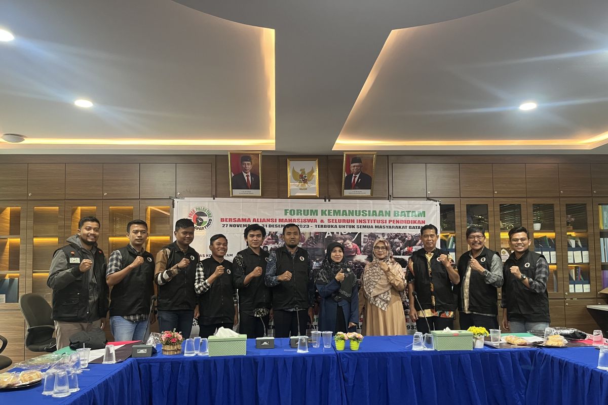 Forum Kemanusiaan Batam libatkan mahasiswa galang dana Palestina