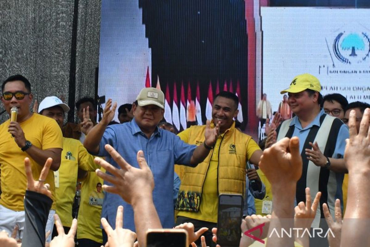 Prabowo Subianto targetkan menang 90 persen di Bogor