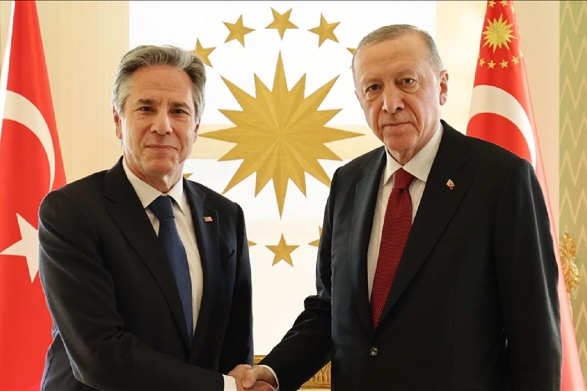 Blinken bertemu dengan Erdogan di tengah krisis di Timur Tengah