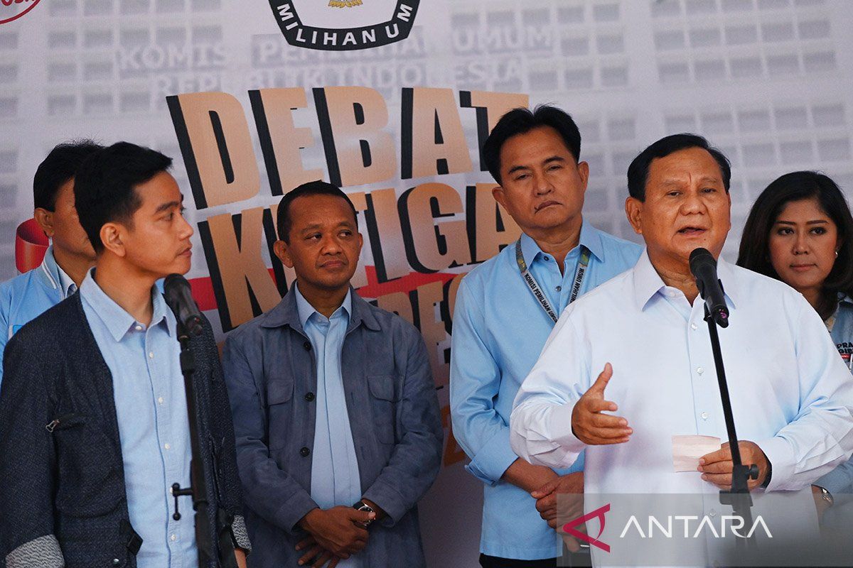 Prabowo kecewa atas narasi 2 capres lainnya saat debat ketiga