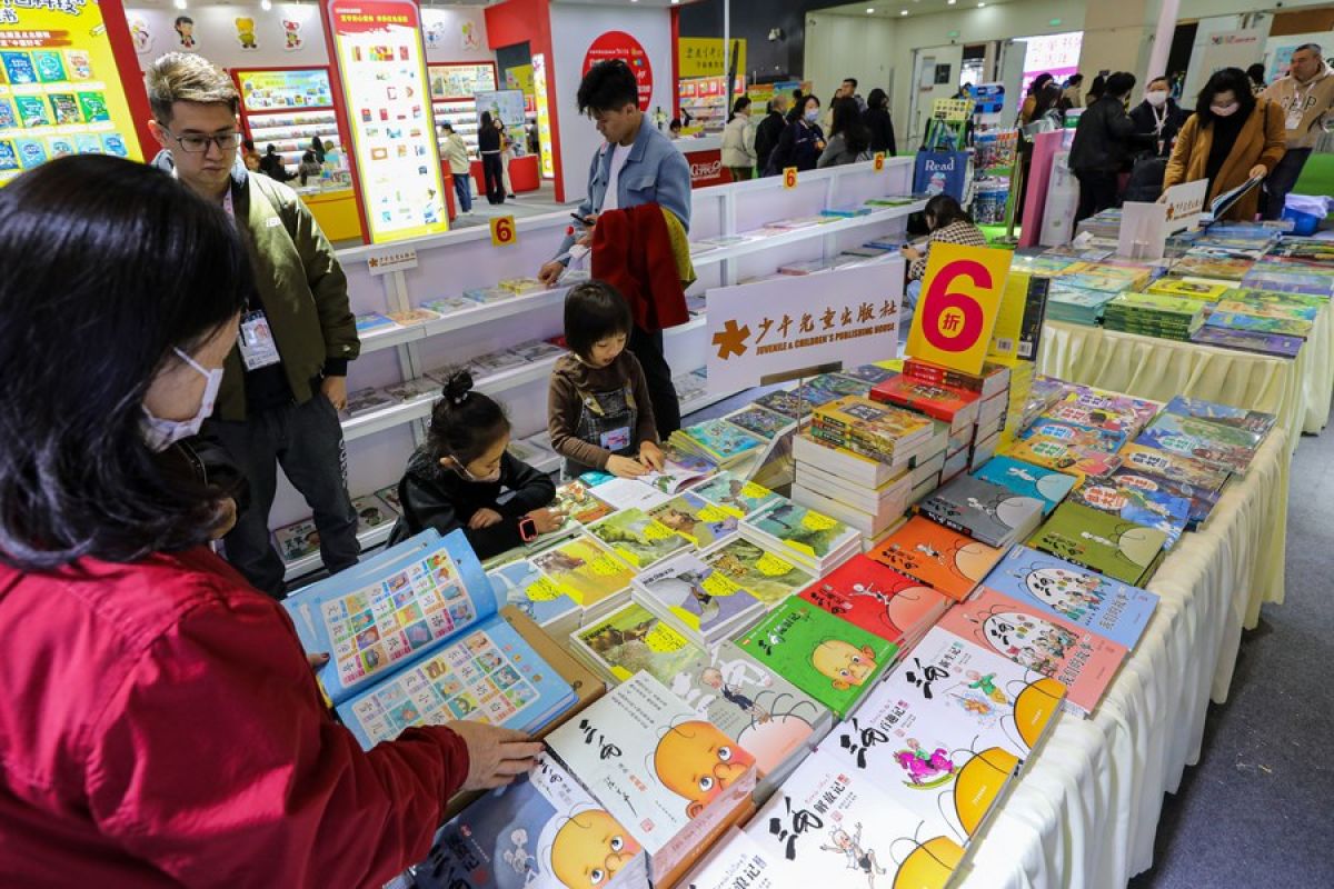Penjualan retail buku di China naik 4,72 persen pada 2023