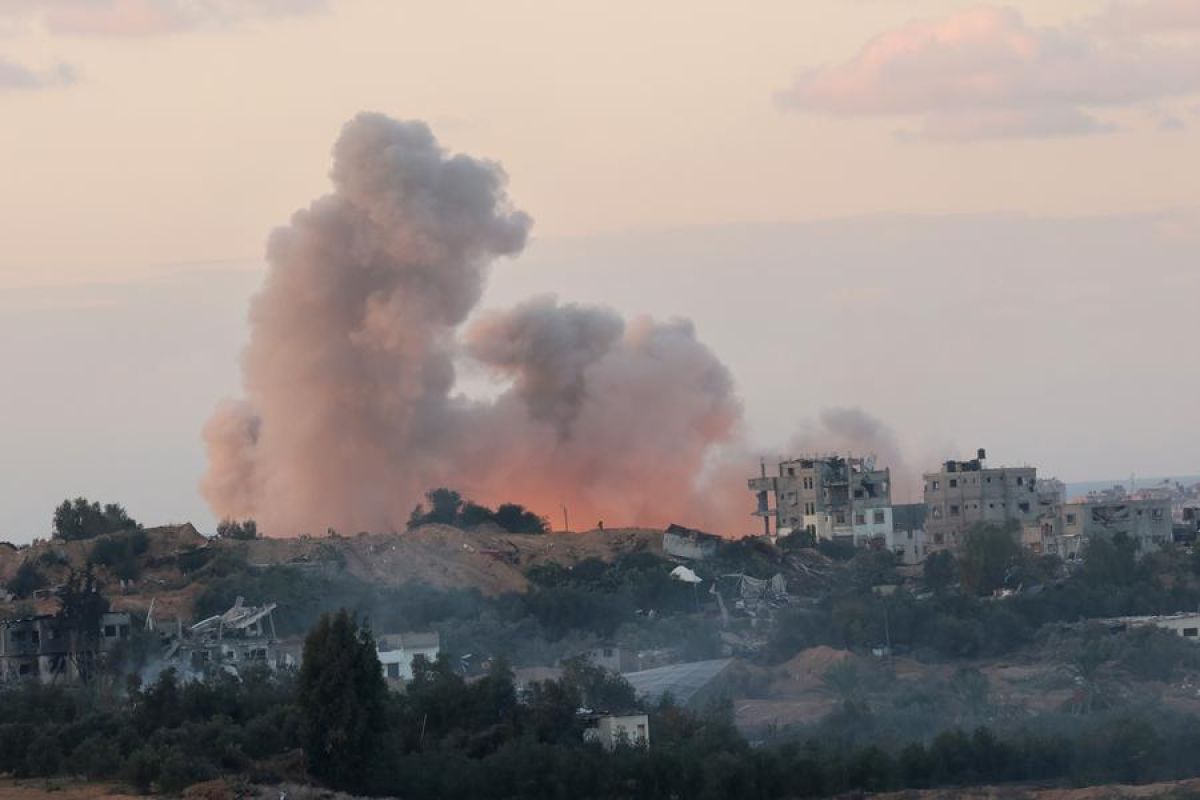 Tentara Israel bongkar struktur militer Hamas di Gaza utara