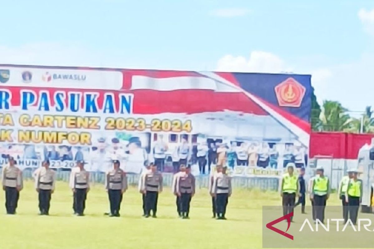 339 personel Polisi di Biak disiapkan menjaga TPS pemilu