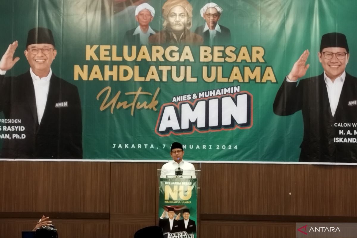 Gus Imin soal syarat menang pilpres: Adanya partisipasi mandiri