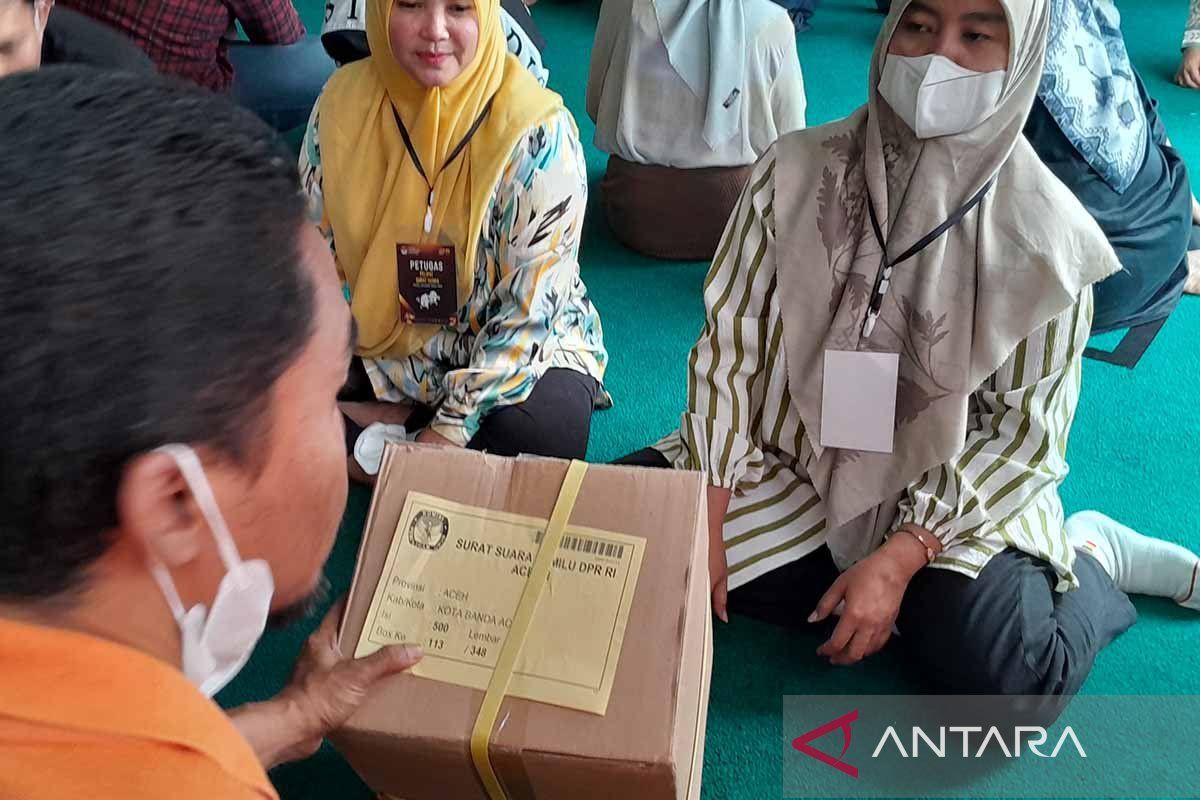 KIP Aceh Timur terima 1,5 juta lembar surat suara Pemilu 2024