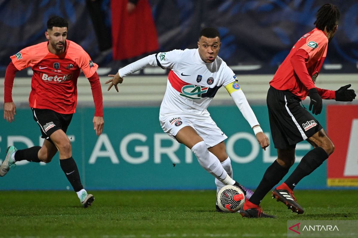 PSG berpesta sembilan gol tanpa balas, lawan Revel di Piala Prancis