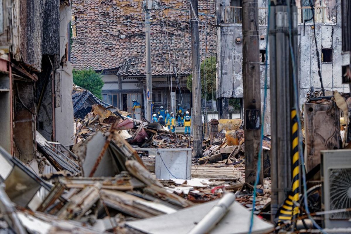 Beginilah kondisi pasar pagi populer di Jepang yang terdampak gempa