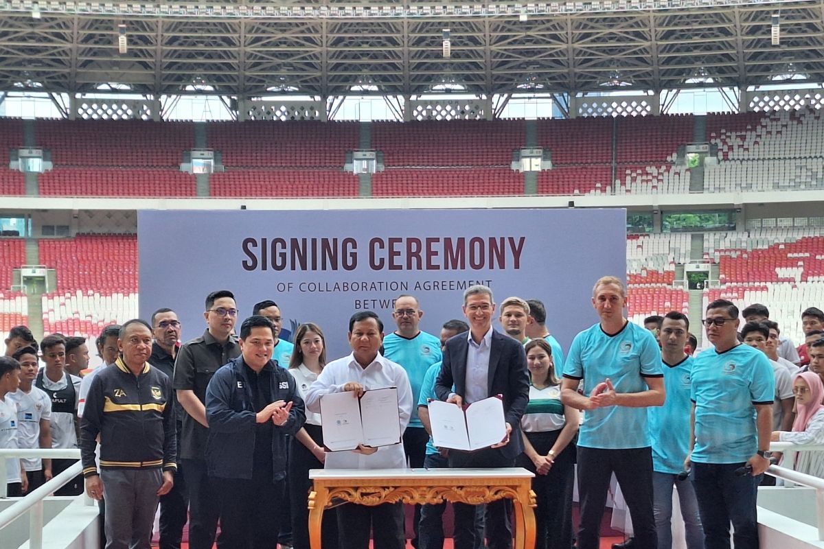 Prabowo: Tujuan kerja sama ini agar Indonesia tampil di Piala Dunia