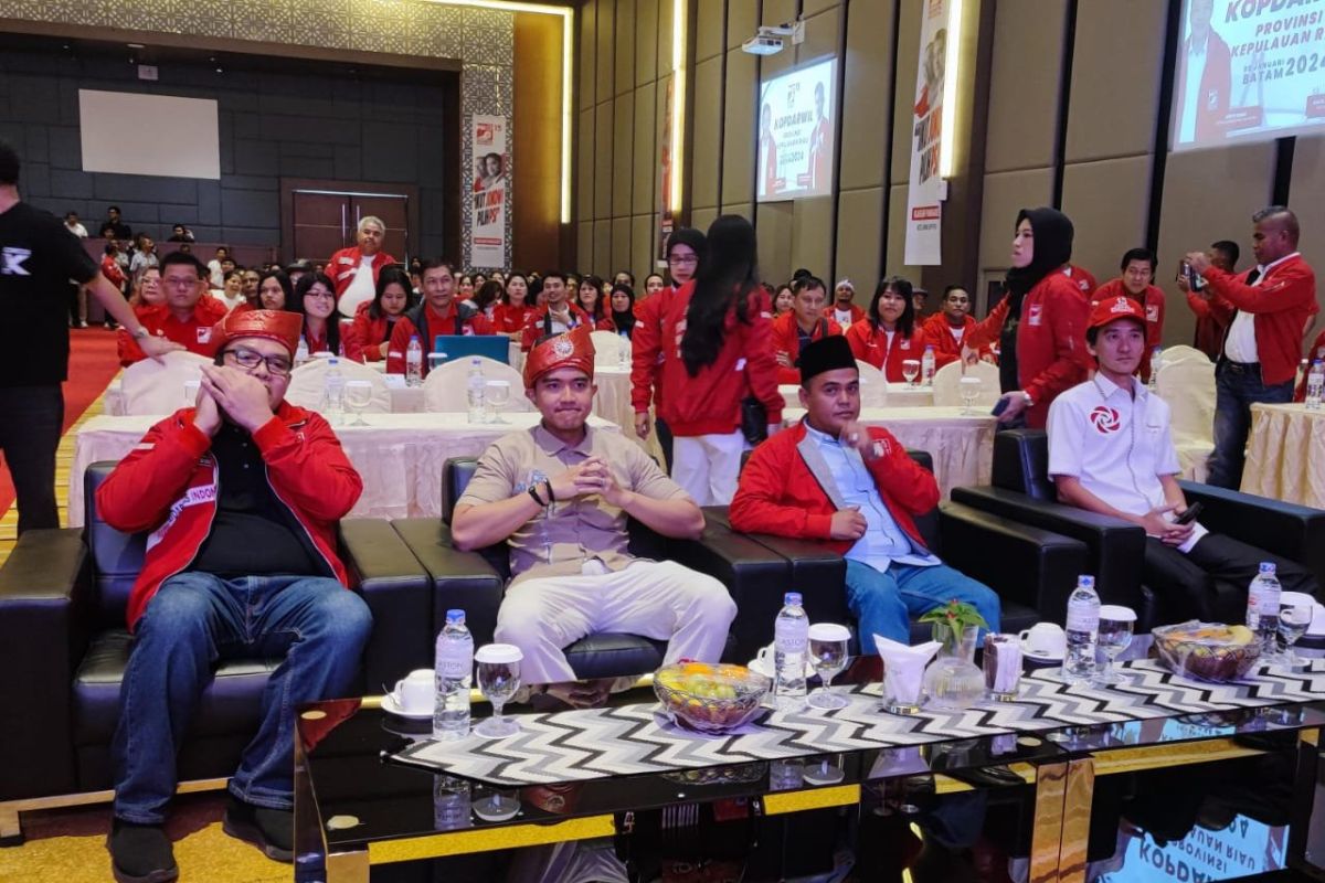 Kaesang minta kader PSI di Kepri bekerja keras menangkan Prabowo-Gibran