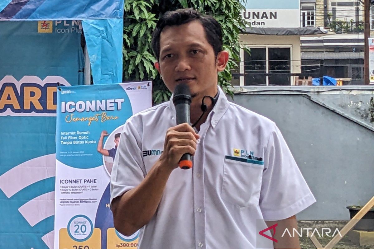 PLN Icon Plus: Pelanggan Iconnet di Sumbagut 109 ribu pada 2023