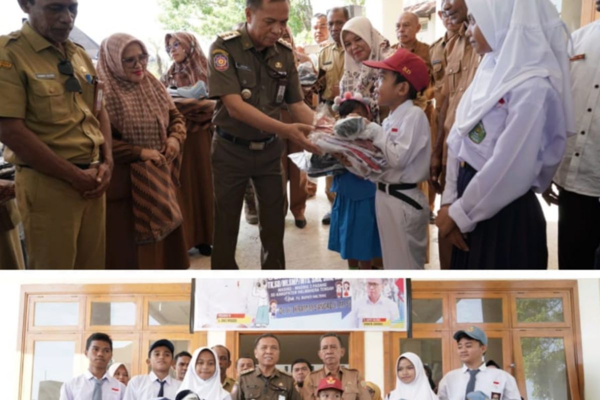 14.193 siswa dapat bantuan seragam gratis dari Pemkab Halteng