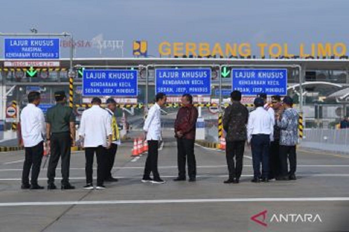 Presiden Jokowi resmikan Jalan Tol Pamulang-Cinere-Raya Bogor