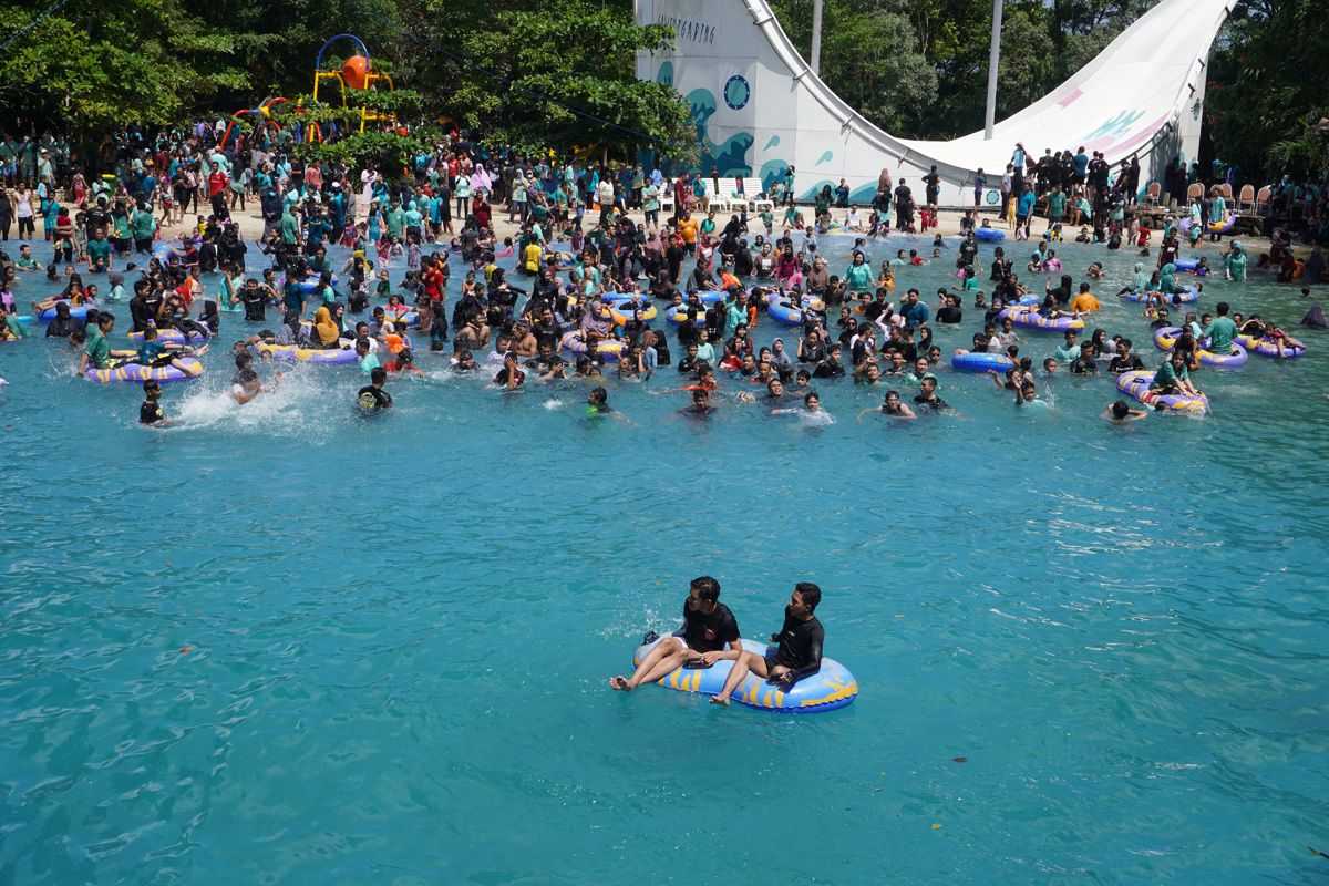 Wisata air di Makassar jadi favorit warga habiskan libur Tahun Baru