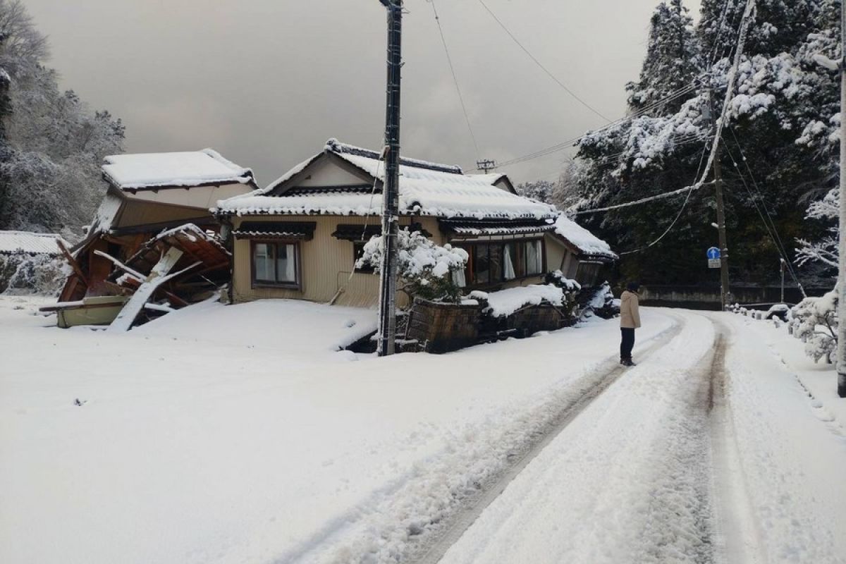 Korban tewas akibat gempa Ishikawa, Jepang, tembus 180 orang