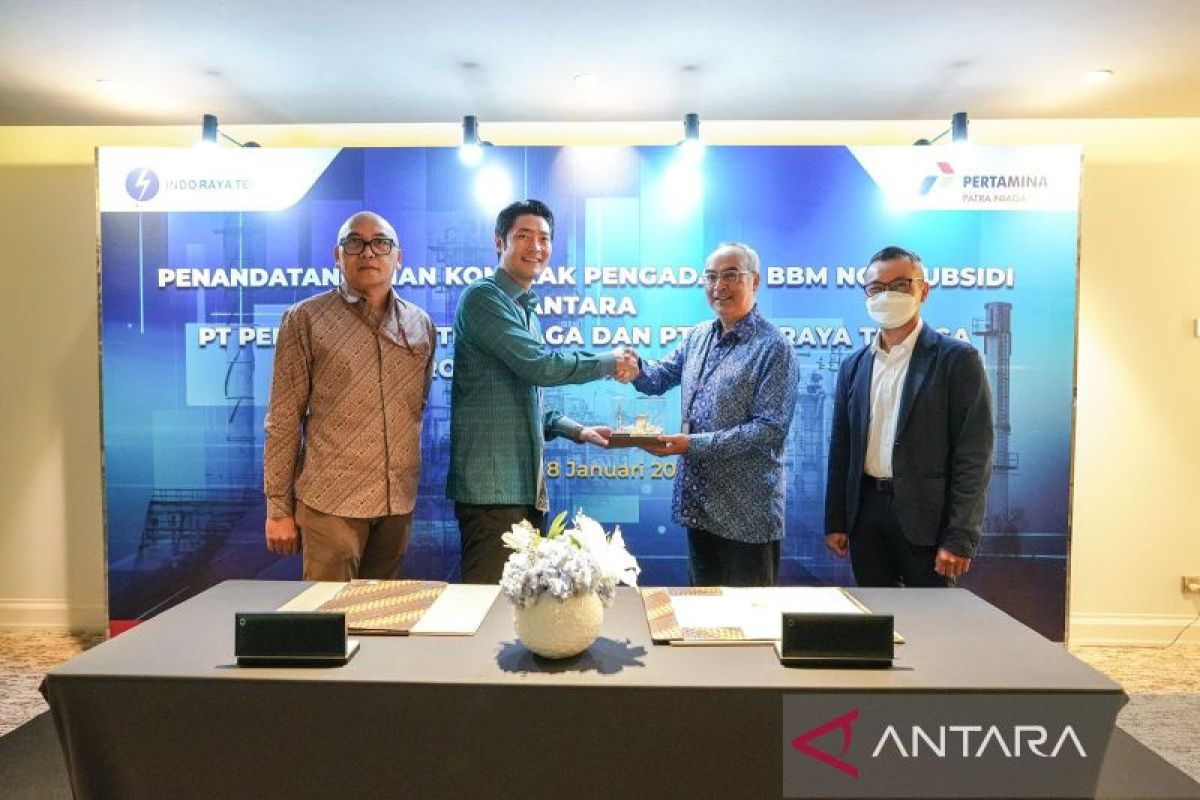 Pertamina tandatangani kontrak Suplai BBM Non Subsidi dengan PT Indo Raya Tenaga