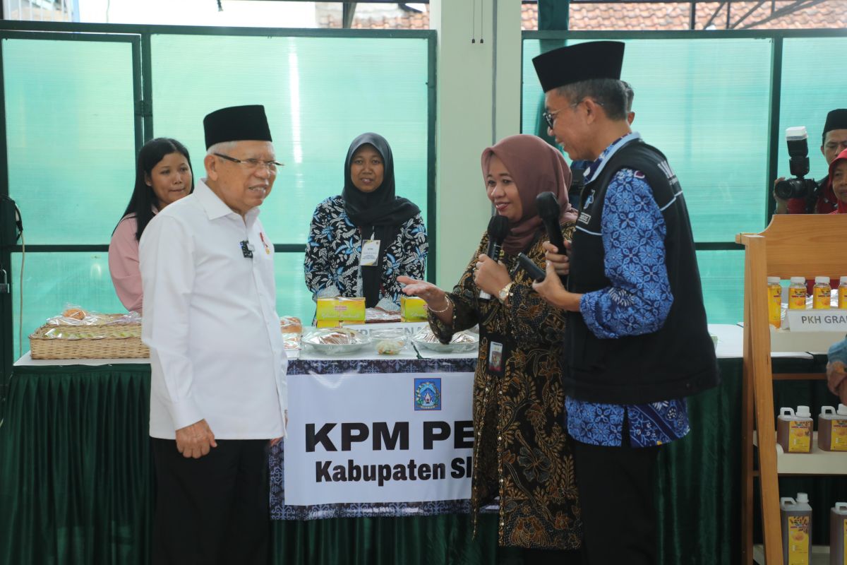 Wapres tinjau progres penanggulangan kemiskinan di Prambanan 