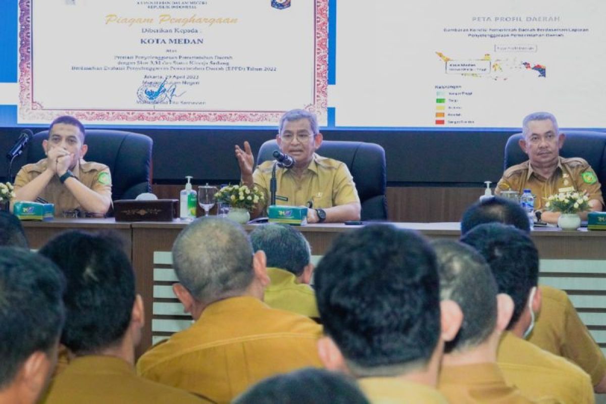 Pemkot: SPM Kota Medan pada 2023 naik 12,05 persen