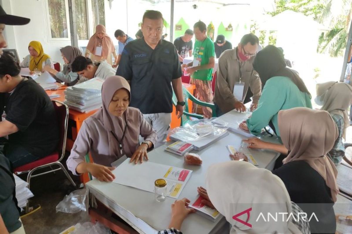 KPU temukan 175 surat suara rusak untuk DPR RI dapil Bengkulu
