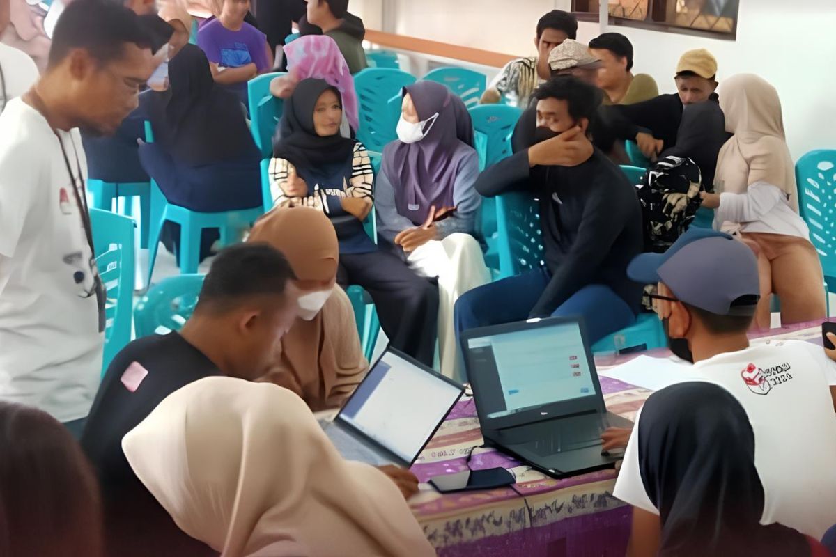 KPU Kota Palu dampingi penginputan administrasi mandiri calon KPPS