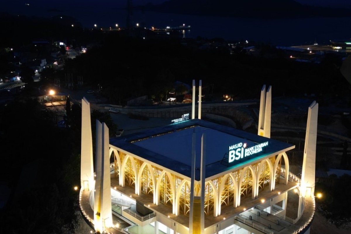 Masjid BSI Bakauheuni Lampung dikunjungi 6.500 jamaah per bulan