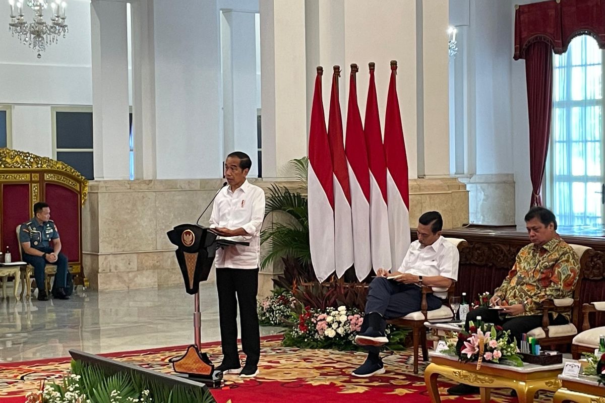 Presiden Jokowi minta waspadai perubahan iklim agar tidak ganggu panen raya