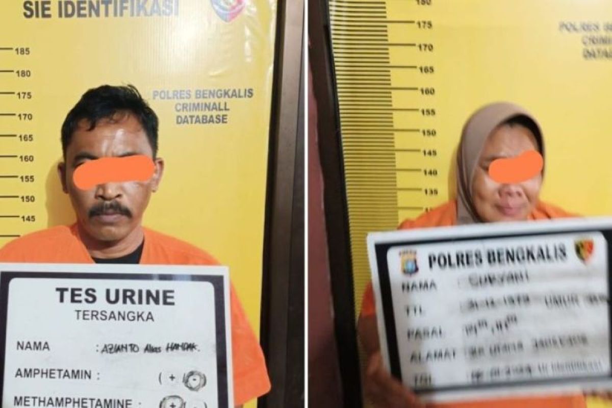 Terlibat narkoba, pasutri di Bengkalis diciduk polisi