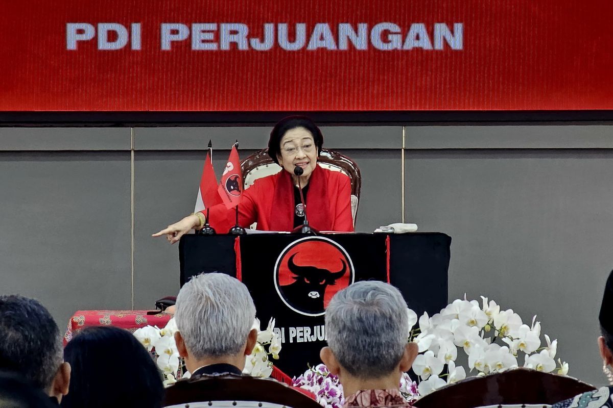 HUT PDIP, Megawati tegaskan kekuatan di akar rumput