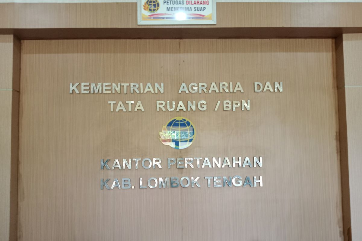 Program PTSL 2024 di Lombok Tengah capai 3.000 bidang tanah