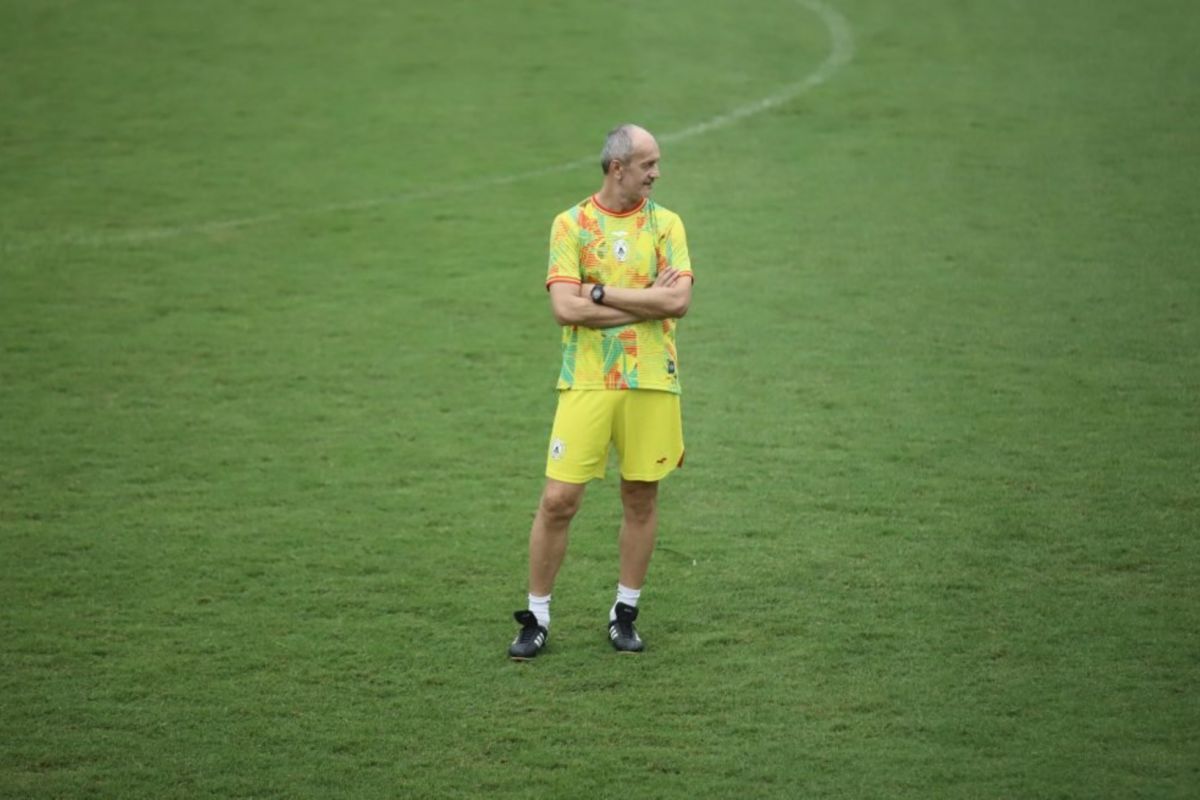 Risto sebut latihan perdana PSS Sleman berjalan dengan baik