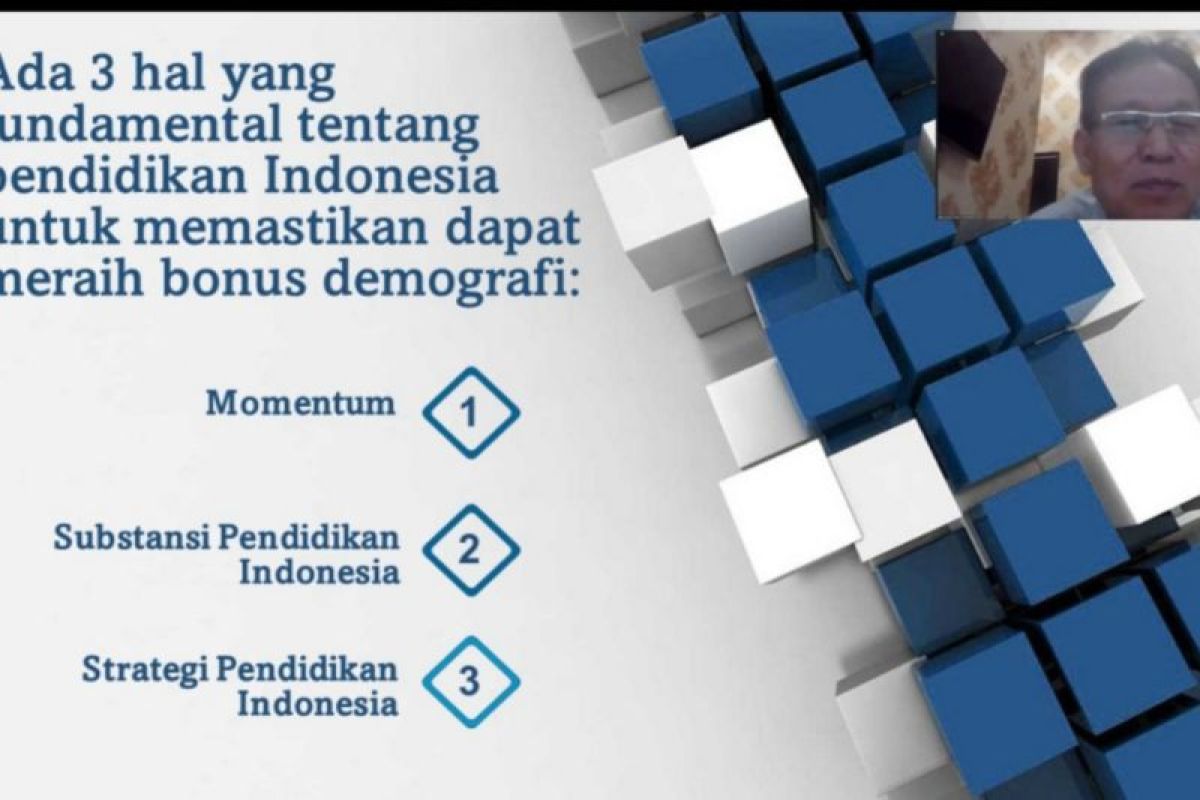 Prof. Syawal Gultom: Tiga fundamental pendidikan Indonesia raih bonus demografi