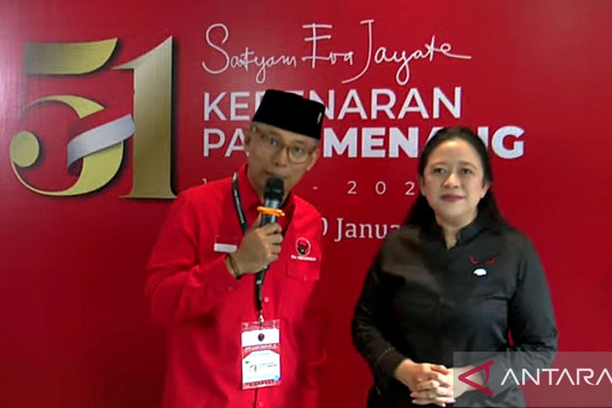 Puan: Peringatan HUT Ke-51 PDIP bawa berkah bagi rakyat