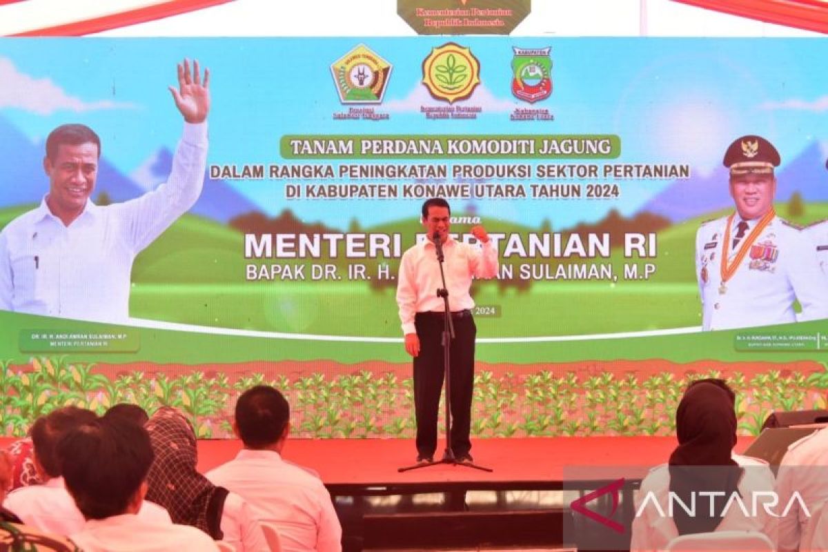 Mentan Amran galakkan penanaman komoditas pertanian di Konut