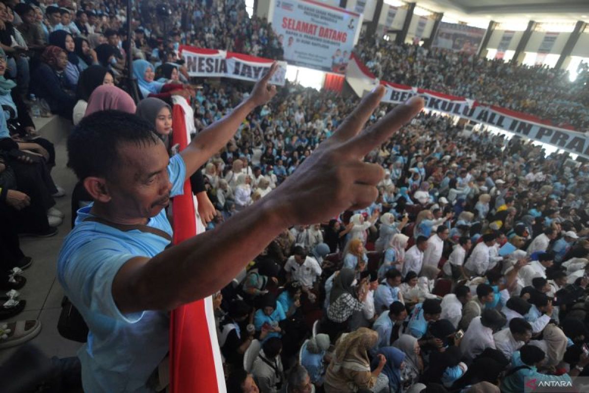 Survei: Elektabilitas Prabowo-Gibran capai 51,1 persen