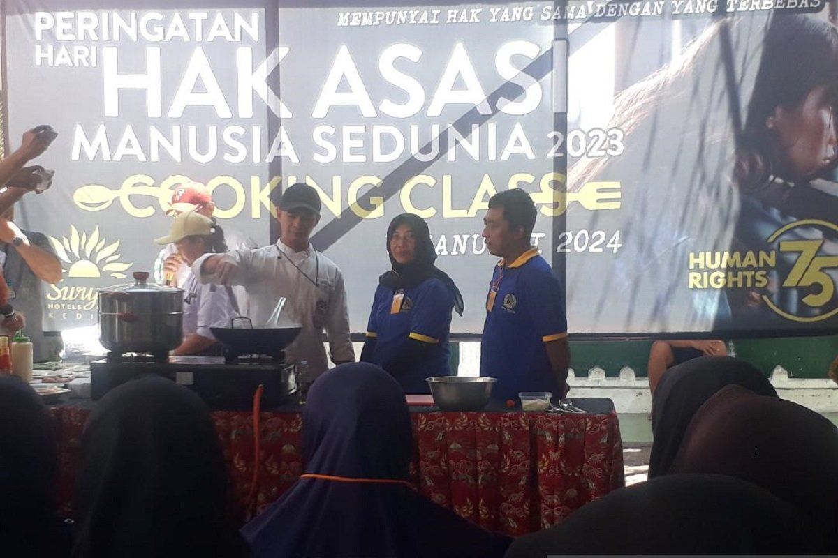 Pemkot Kediri apresiasi pelatihan memasak warga binaan lapas