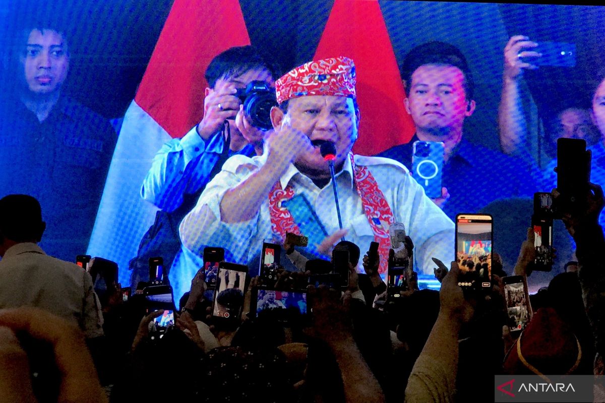 Capres Prabowo kampanye di Bengkulu ditemani Zulhas dan Raffi Ahmad