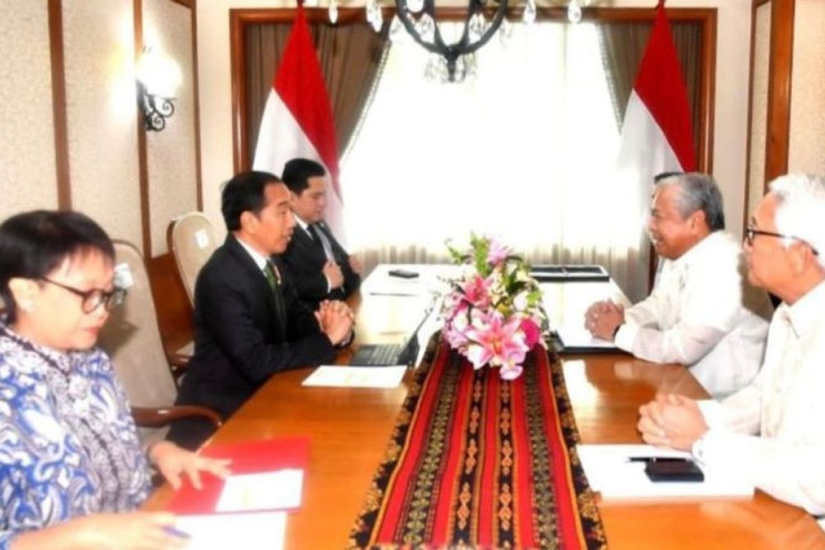 Presiden Jokowi bahas peningkatan kerja sama transportasi dengan Filipina