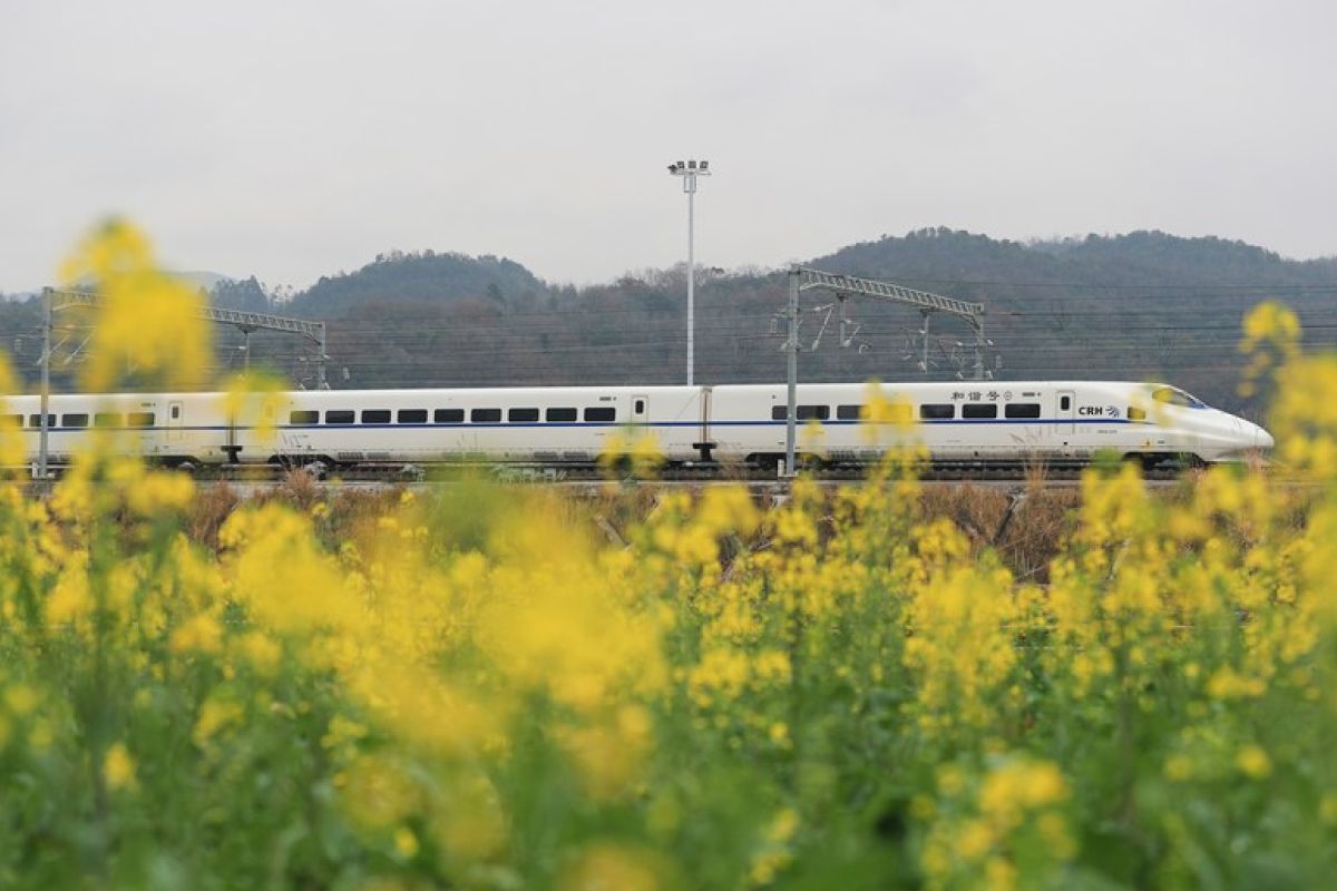 China rampungkan 80 persen pembangunan jaringan kereta cepat