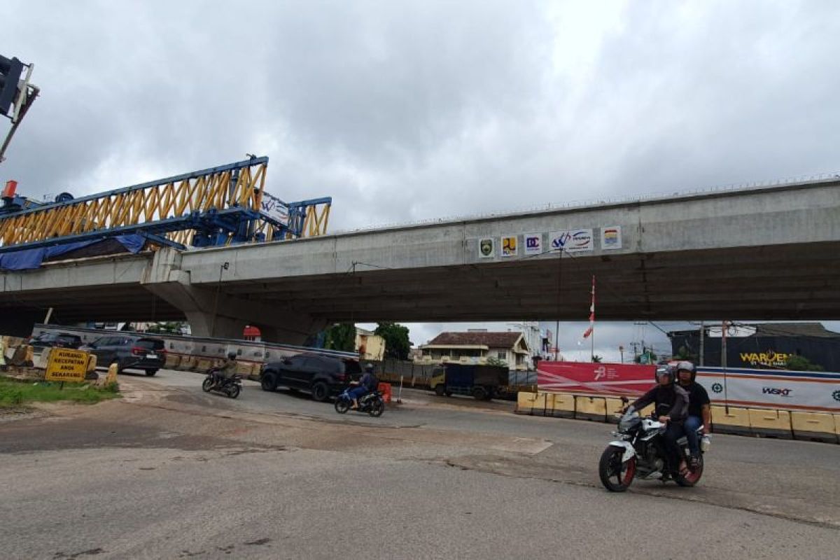 Proyek jalan layang Sekip Ujung Palembang  ditarget rampung April 2024