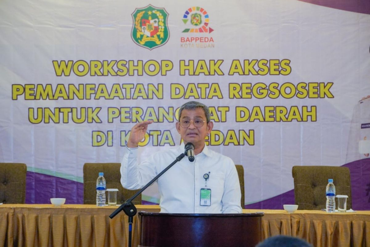 Pemkot Medan minta gunakan data regsosek wujudkan visi misi